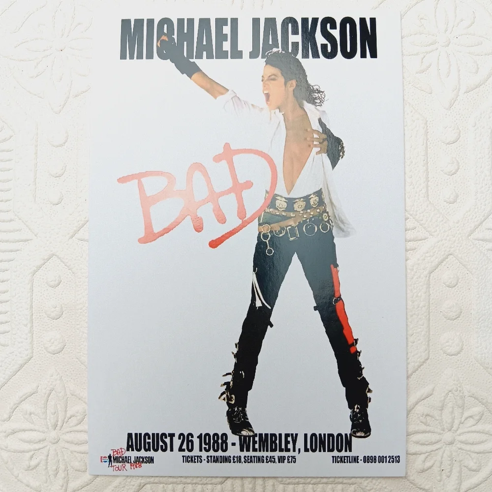 Michael Jackson Mini Poster Card 1 ct